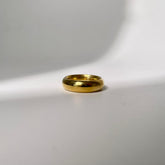 Domed Band Ring - Gold
